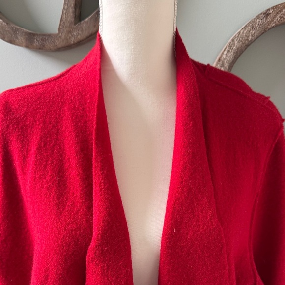 Eileen Fisher Vibrant Red Women's Cardigan XL - Picture 4 of 8